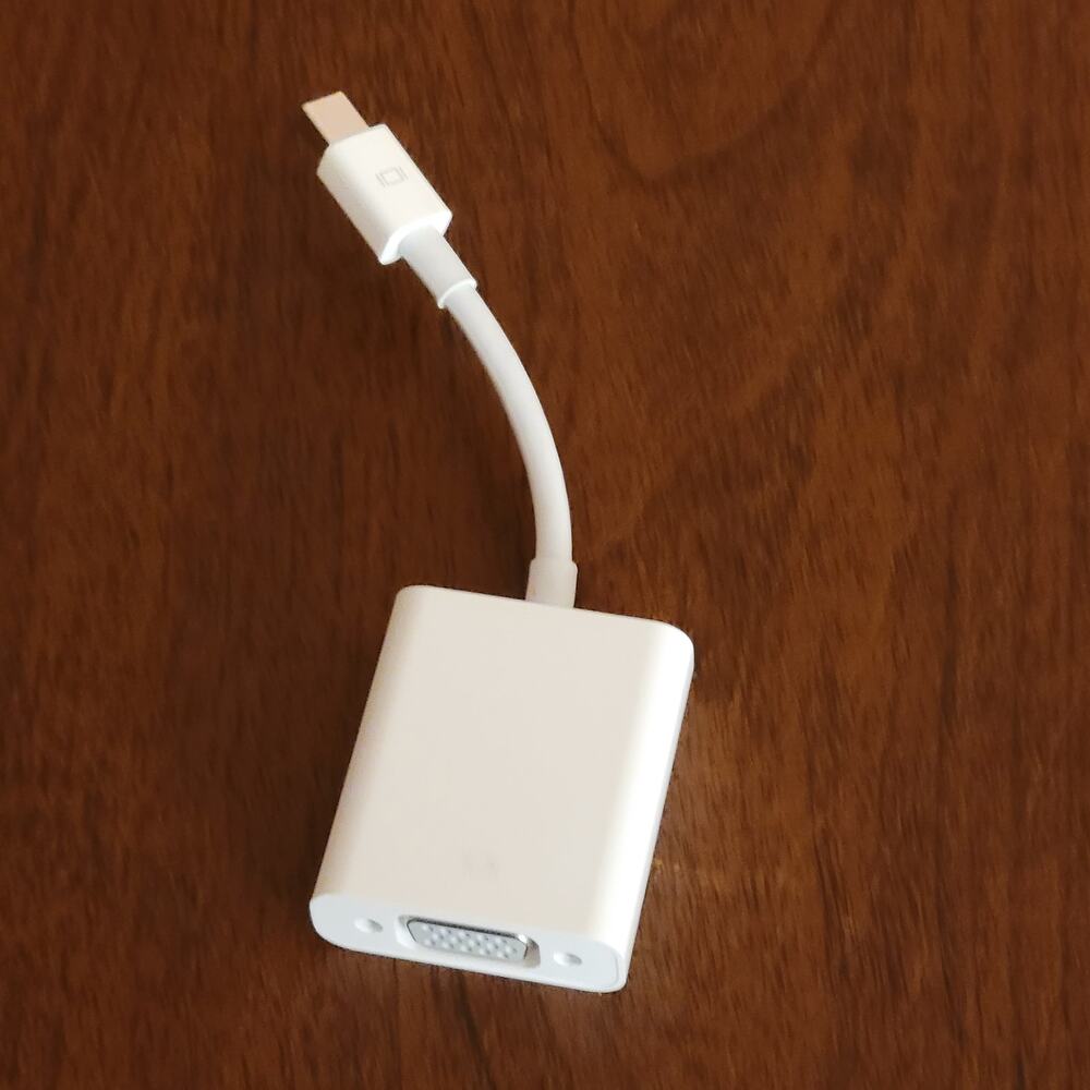 APPLE A1307 Mini Display Port Mini DP to VGA Cable Adapter Used